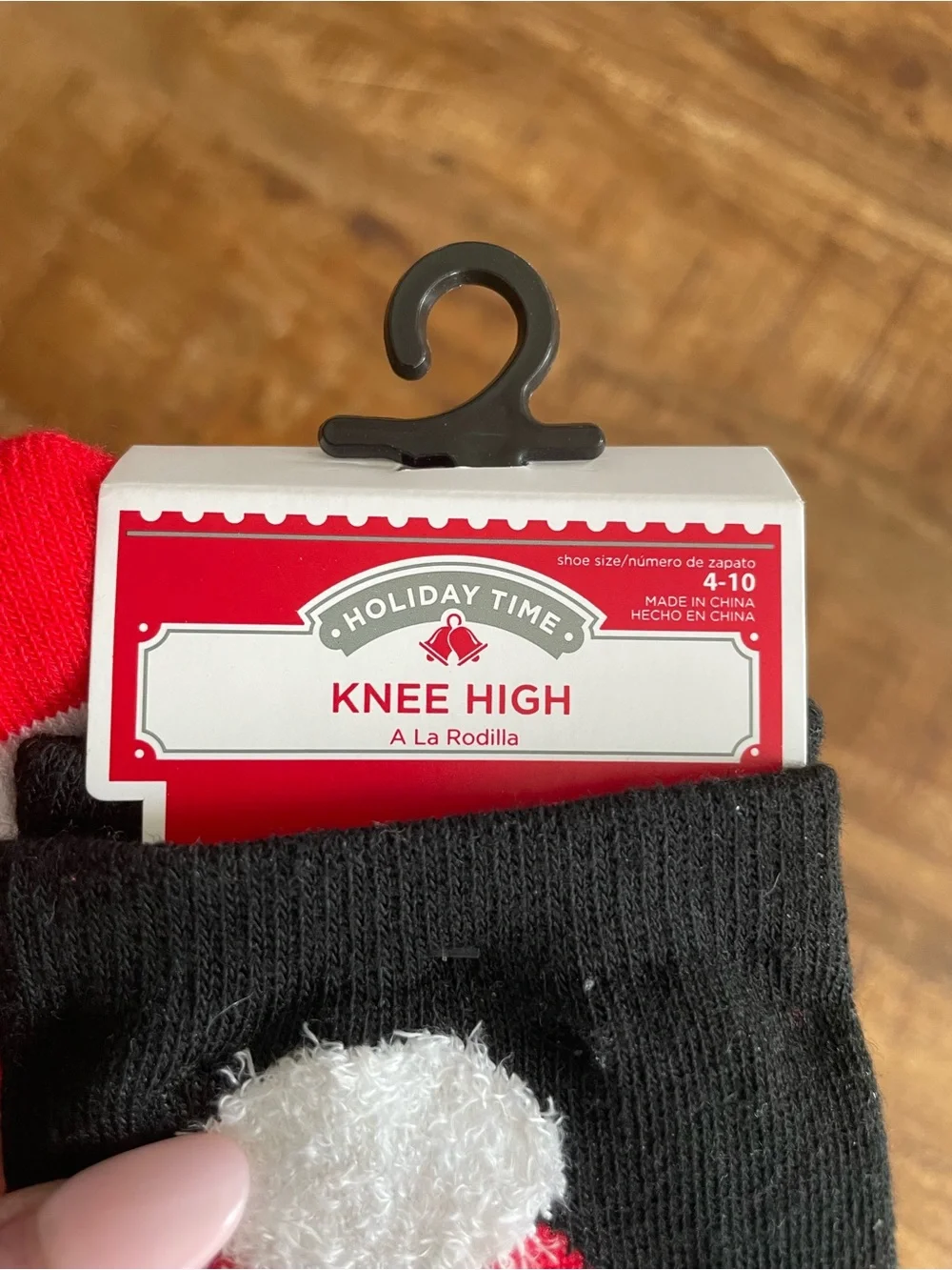 Holiday Time Light-Up Santa Knee High Slipper Socks | Cozy Christmas Socks 🎄✨